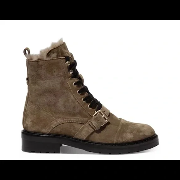 All Saints Tan Ankle Boots - Picture 5 of 6